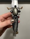 Pyrite Shield with Tassle Kris WoodHenge Blade 