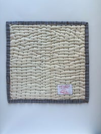 Image 4 of One More Cup of Coffee - hand sewn wall quilt 