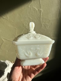 Image 7 of Boîte en opaline, décor de chimères et feuilles d’acanthes, 1950