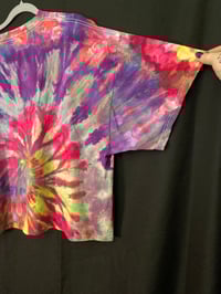 Image 6 of 3XL MILF Man I Love Frogs Tie Dye Crop Top Shirt 2