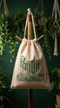 Image 1 of Pochette "Pantin" Vert espoir