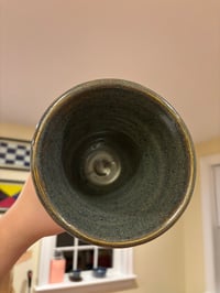 Image 4 of Green/Brown Spiral Vase