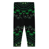 Image 2 of Capri 3/4 Leggings "Goanna Tracks"