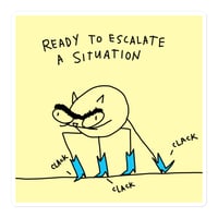 Image 1 of escalation Bubble-free stickers 