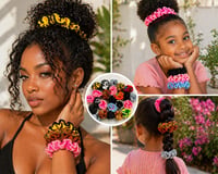 Image 1 of Crochet Scrunchies