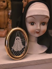 Image 1 of 1800’s biblical Ghost with preserved spider web -11