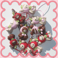 Image 1 of Cherry Rilakkuma Strap
