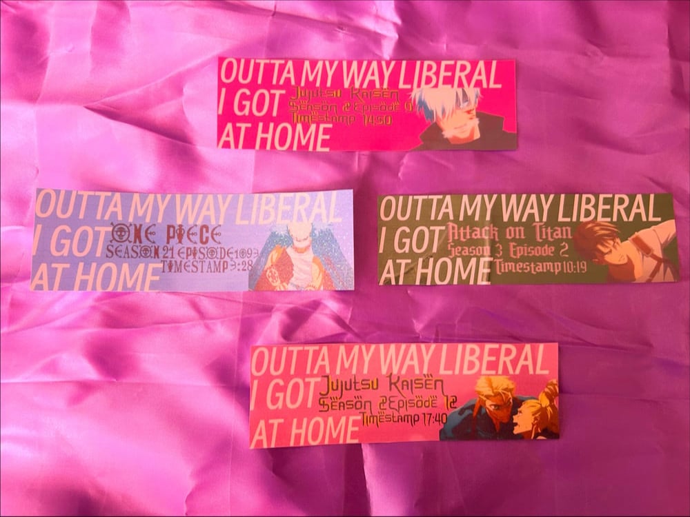 Image of Outta My Way Bumper Sticker