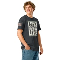 Image 9 of Lucky/Lethal Unisex organic ribbed neck t-shirt
