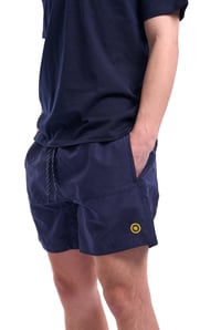 Image 1 of Warrillow swim shorts in Navy/ Yellow 2XL ONLY