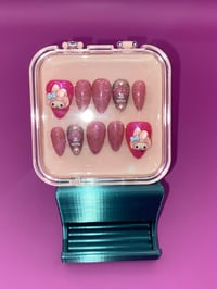 Image 3 of Blush Bunny Nail Set