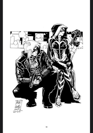 Image of Pre-Order HKCC : Taigami - Black & White Art book *Signed & Sketch * 