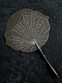 Image 1 of Victorian 1800s Face Screen guard - preserved webs