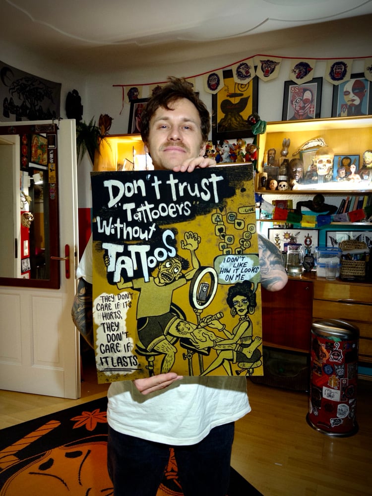Don‘t trust tattooers without tattoos! 