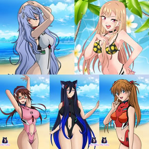 Image of Beach waifus air freshners