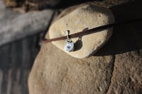 Image 3 of Moonstone & Leather Choker