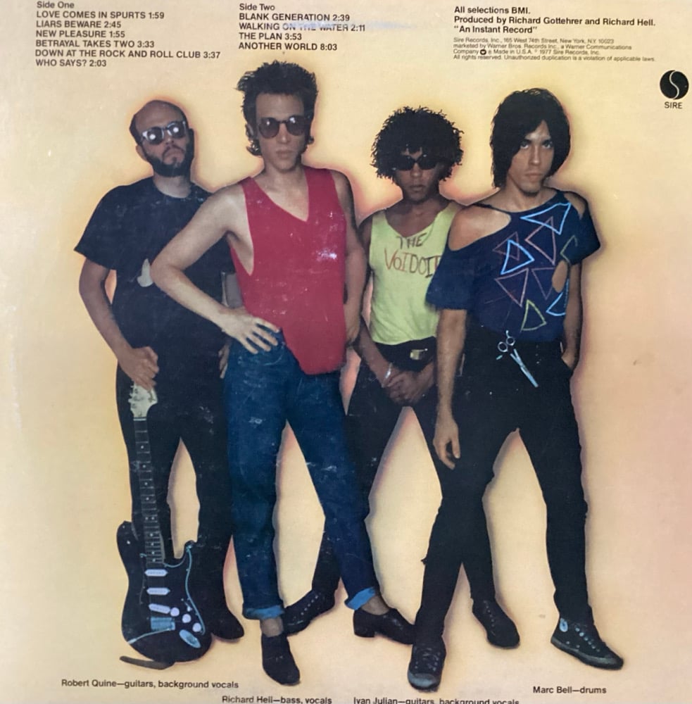 Richard Hell & The Voidoids - Blank Generation 