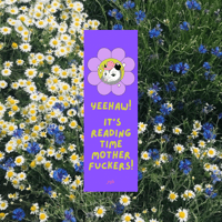 Image 1 of yeehaw possum tassled bookmark