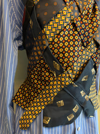 Image 7 of Tie top, dark blue (xs-l)