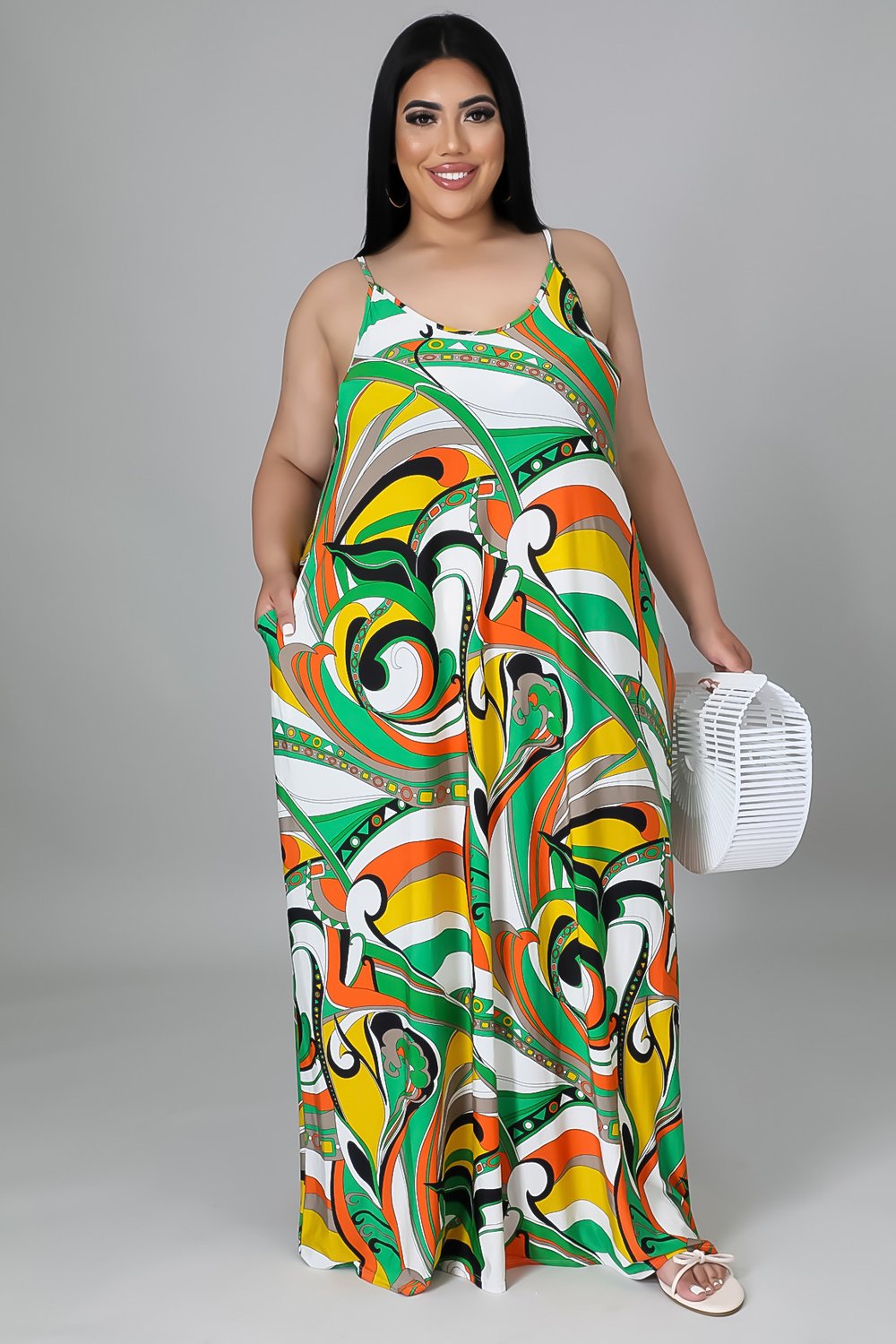Image of SUNSET CITY PLUS DRESS