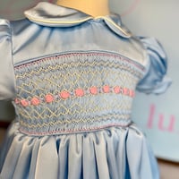 Image 3 of girls Emily Louise pyjamas (blue)