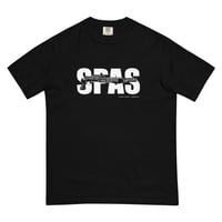 SPAS BLACK heavyweight t-shirt