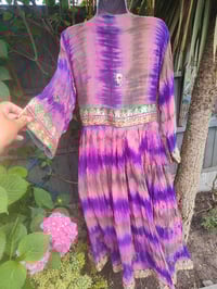 Image 7 of Mykonos Glitter wrap dress Maxi/ Kaftan pink 8-12uk