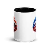 Image 2 of Independence Day Sloth USA Flag Coffee Mug