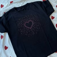 Image 3 of heart gem shirt