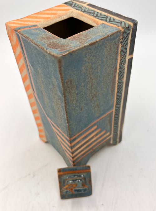 Image of Orange Fences - Keepsake Box