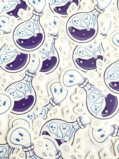 Image of Ghost Potion Clear Sticker