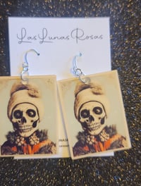 Skeleton holiday earrings