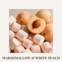 Image 1 of MARSHMALLOW & WHITE PEACH