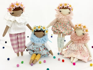 Image of 'SADIE' - Mini Dress Up Dolls
