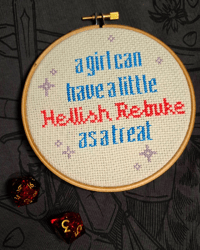 Image 1 of Hellish Rebuke | Cross Stitch