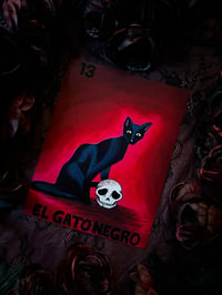 El Gato Negro Print