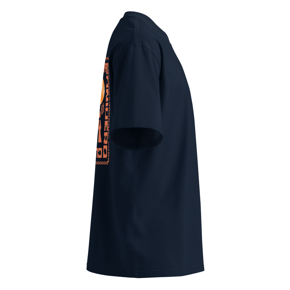 EL DUSTY CUMBIA SONIDERO Organic Oversized High Neck T-Shirt