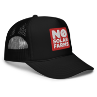 Image 5 of 'No Solar Farms' Trucker Hat