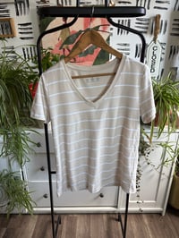 Primark Tan and white tee