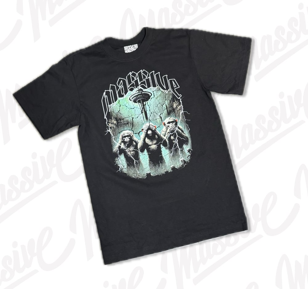 3 Wise Monkees Heavyweight Tee