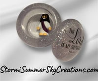 Image 2 of Small Lavender Tinted Shimmery Trinket Box