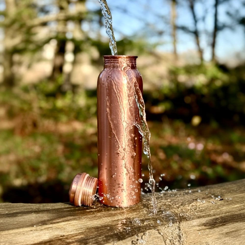 Image of Copper Water Bottle #3