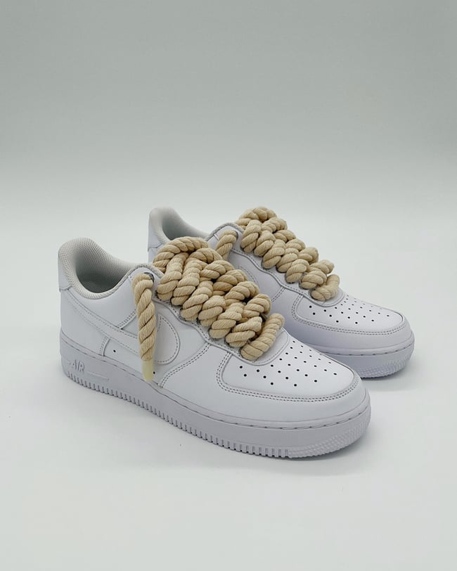 ‘CREAM ROPE’ AF1’s | Acrylic Kicks