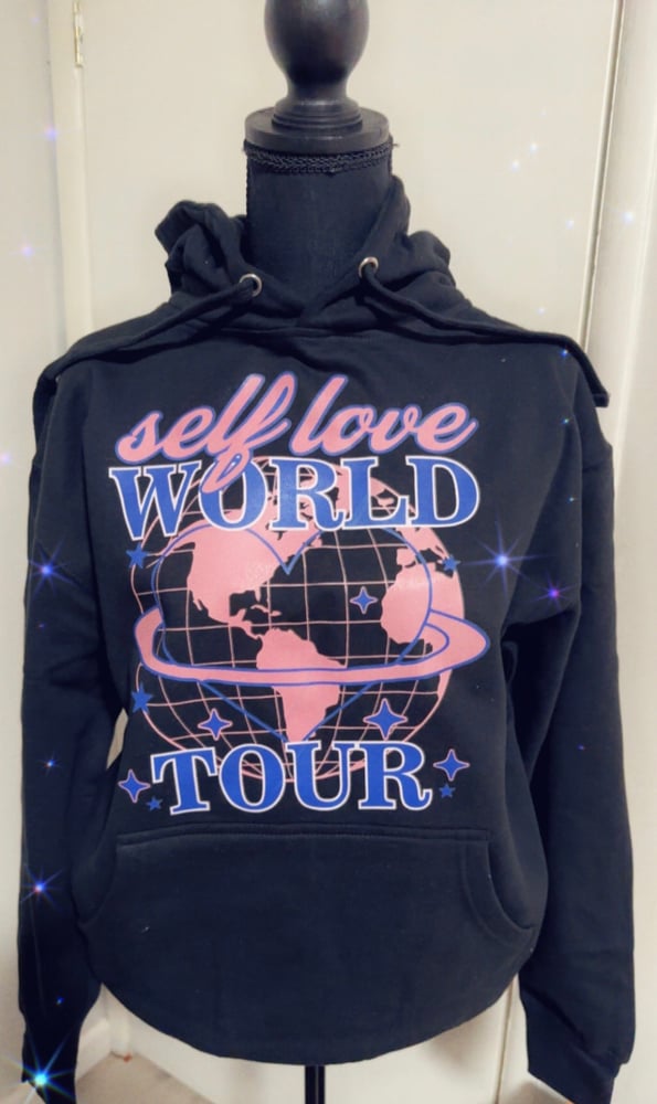 Image of Custom Self love world tour hoodie