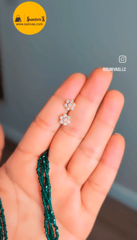 Image 3 of LHM-4002_American Diamond Hydropotey Long Mangalsutra Set