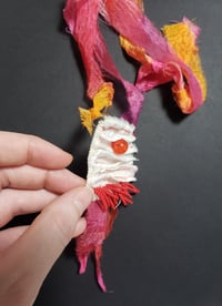 Image 3 of Flame Charm Necklace - Wearable Art