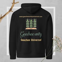 Image 2 of Geechee Unity eco raglan hoodie