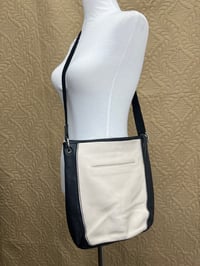 Image 2 of THE SAK genuine leather tri color block crossbody bag 