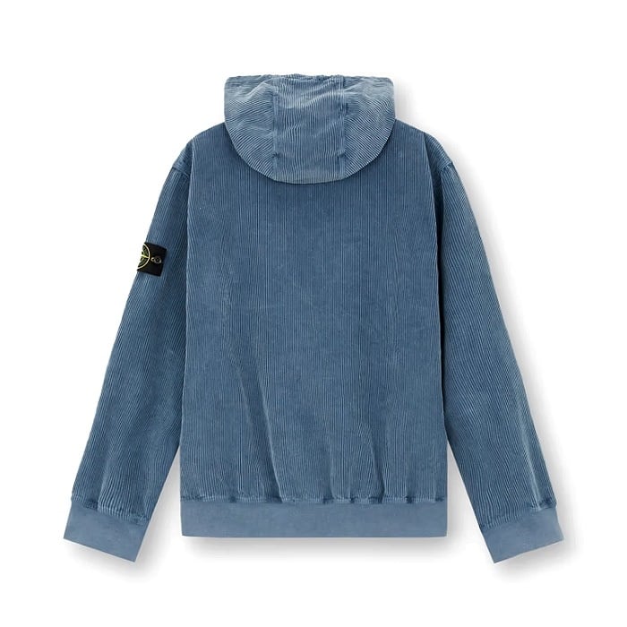 Image of STONE ISLAND 12106 ORGANIC COTTON CORDUROY 800 FROST FINISH