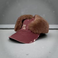 Image 1 of R shearling cap 
